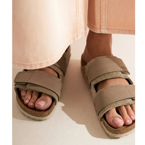 Birkenstock Shoes - *ALMOST NEW* BIRKENSTOCK Uji Nubuck/Suede Leather IN Taupe size 38